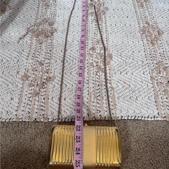Nordstrom Gold Clutch Elegant Evening Accessory - Picture 11 of 12